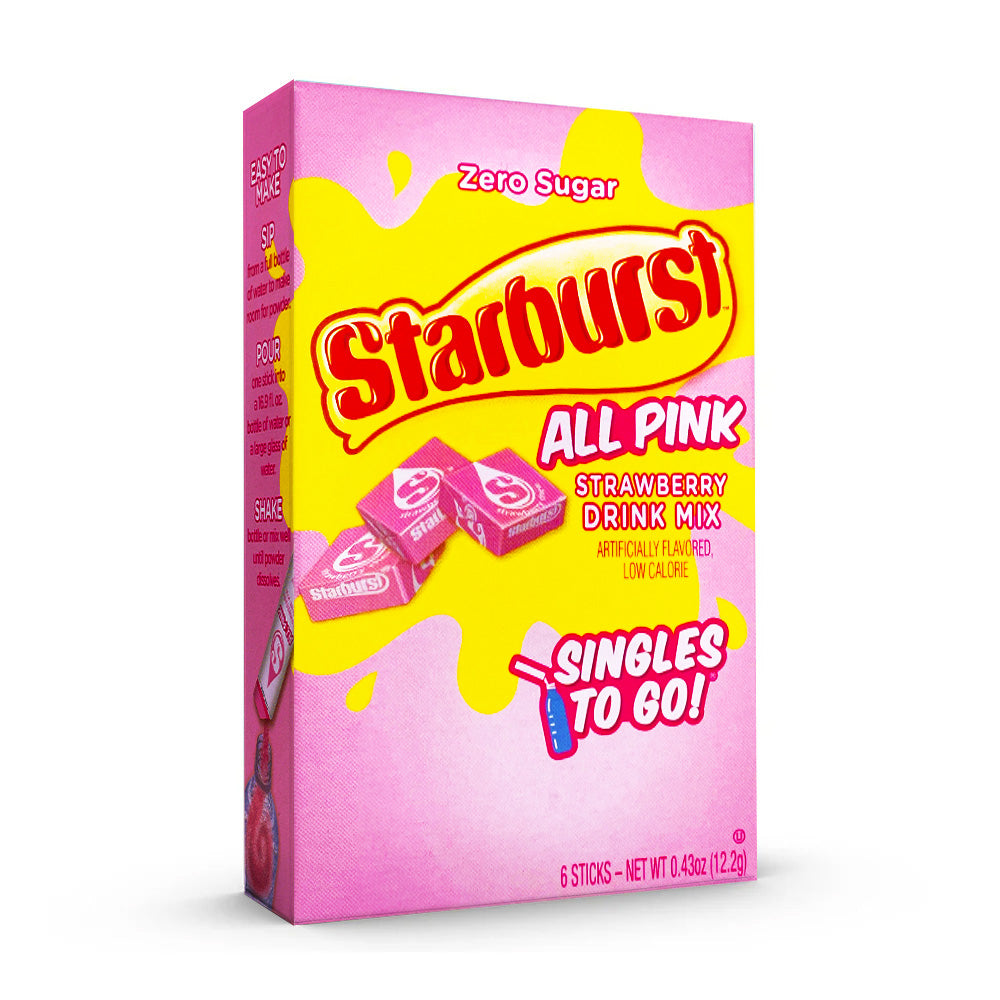 Singles to Go - Starburst All Pink - 12/12.2g