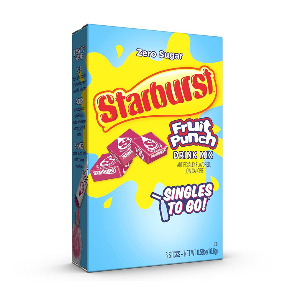 Singles to Go - Starburst Fruit Punch - 12/16.6g