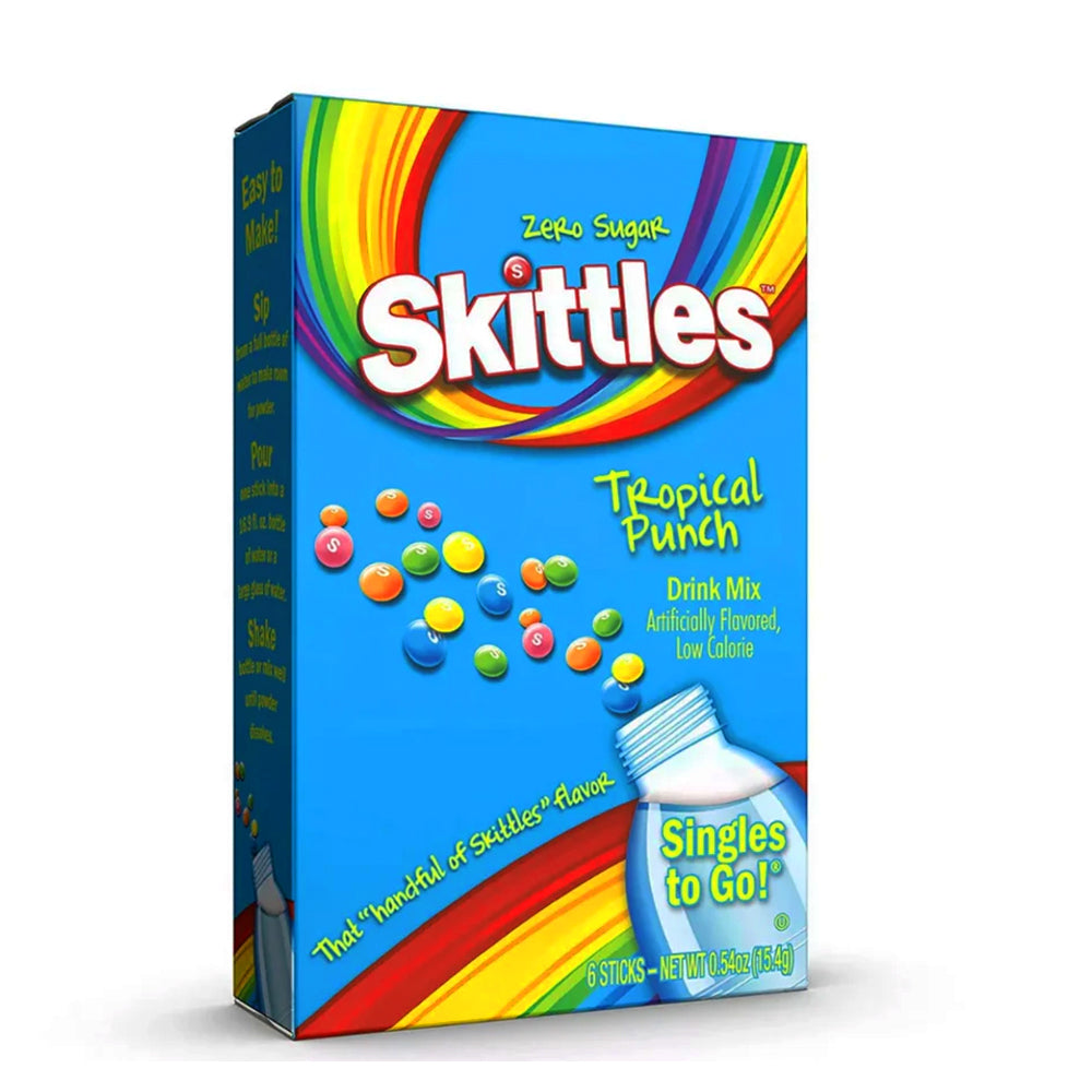 Singles to Go - Skittles Tropical Punch - 12/15.4g