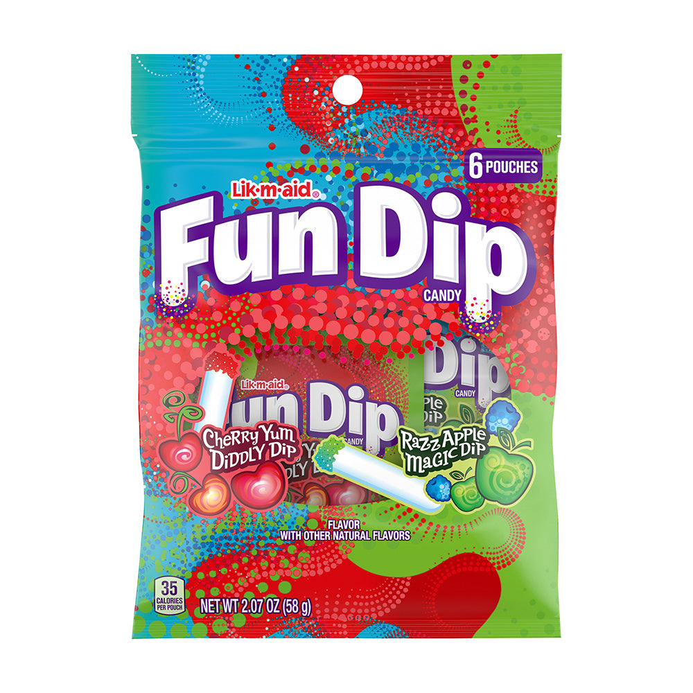 Lik-M-Aid - Fun Dip - 12/58g