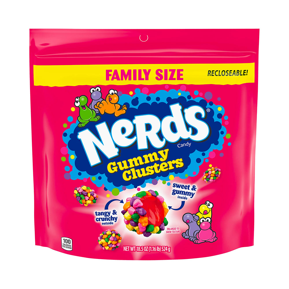 Nerds - Gummy Clusters Family Size - 5/524g