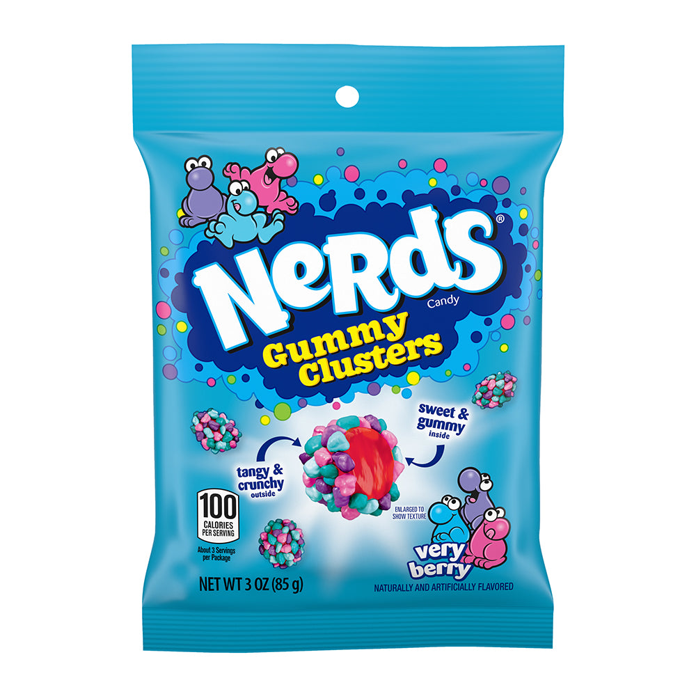 Nerds - Gummy Clusters Very Berry - 12/85g