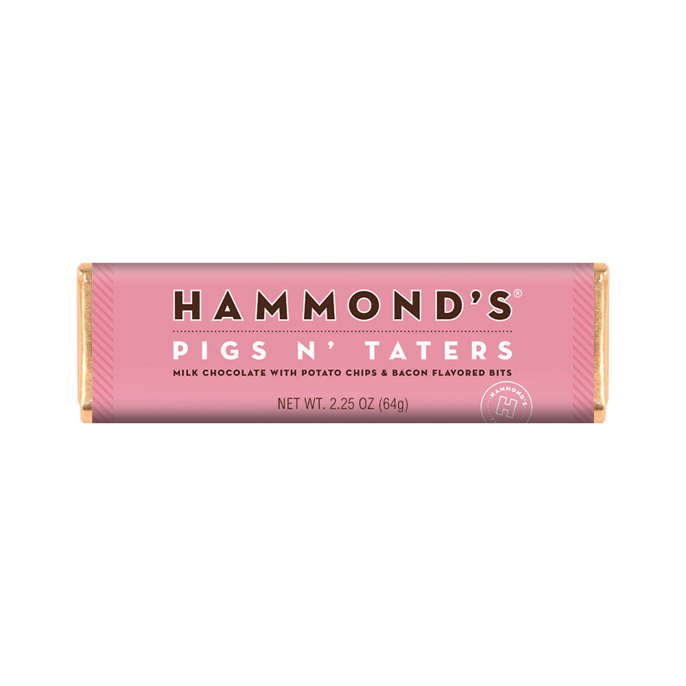 Hammond's -  Pigs N' Taters Chocolate Bar - 12/64g