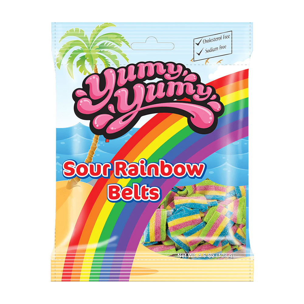 Yumy Yumy - Sour Rainbow Belts - 12/114g