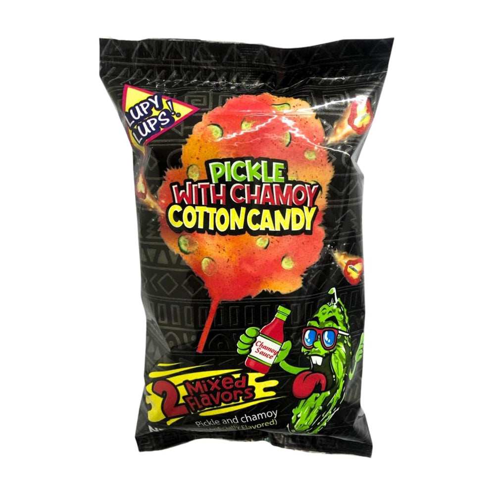 Lupy Lups ! - Pickle with Chamoy Cotton Candy - 14/141g