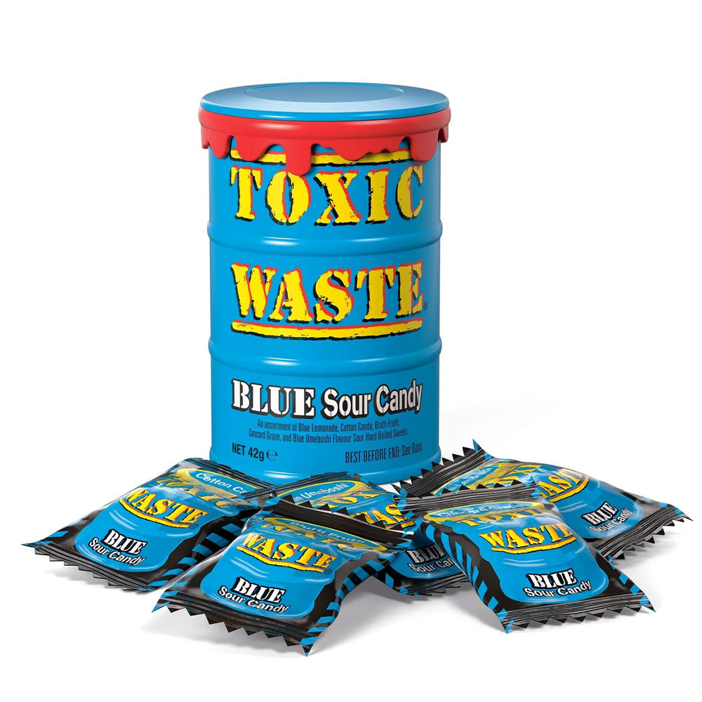 Toxic Waste - Blue Sour Candy Drum - 12/42g