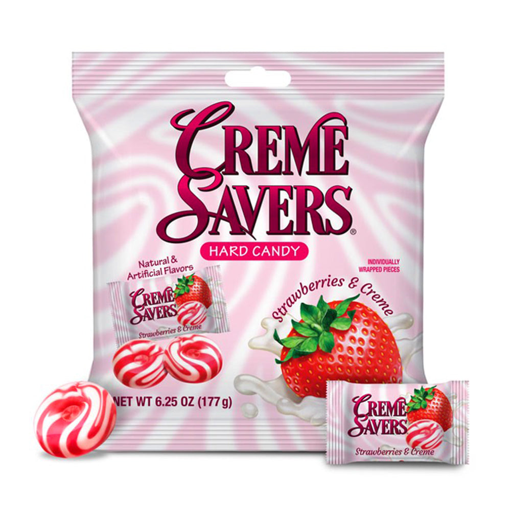 Creme Savers - Strawberry & Creme - 12/177g