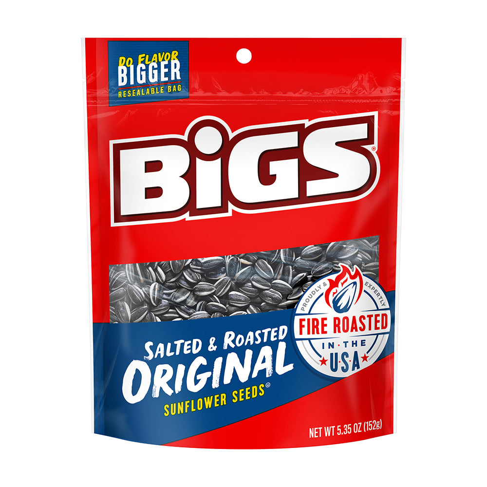 Bigs - Original Salted & Roasted Sunflower Seeds - 12/152g