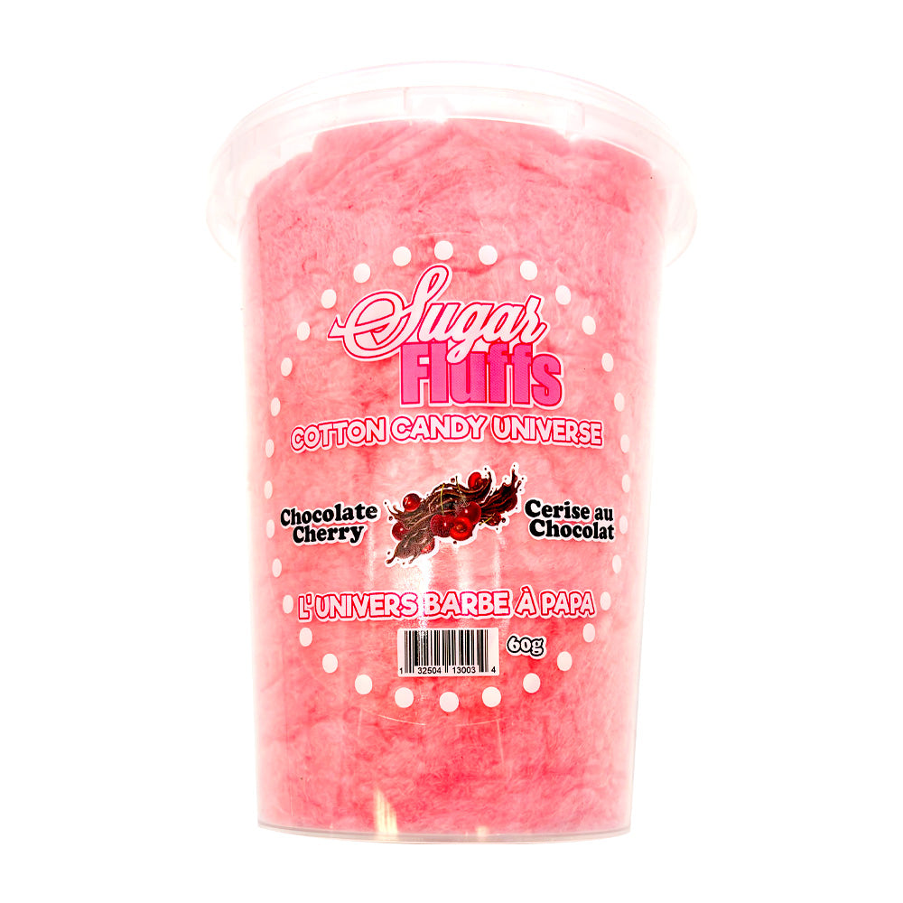 Sugar Fluffs - Chocolate Cherry Cotton Candy - 18/60g