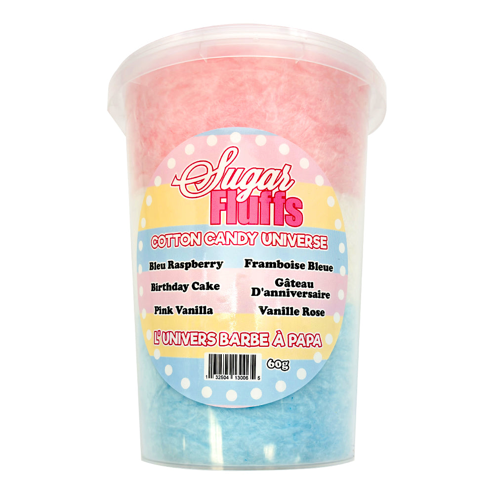 Sugar Fluffs - Mix Cotton Candy - 18/60g