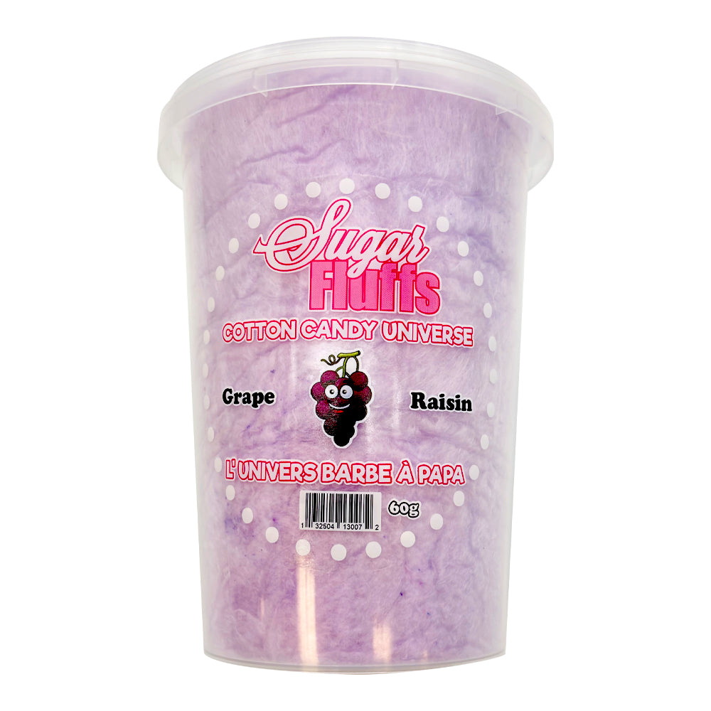 Sugar Fluffs- Grape Cotton Candy - 18/60g