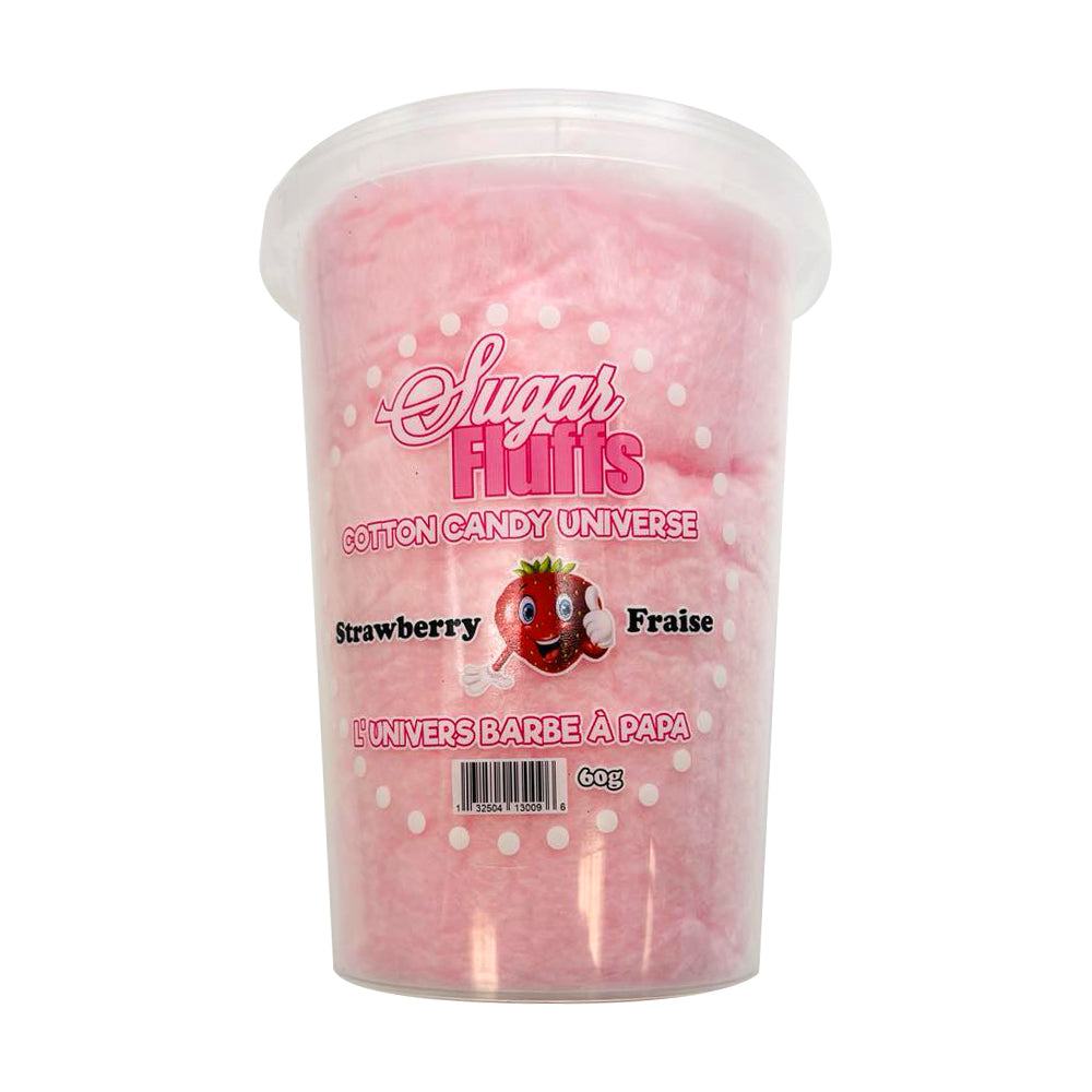 Sugar Fluffs - Strawberry Cotton Candy - 18/60g