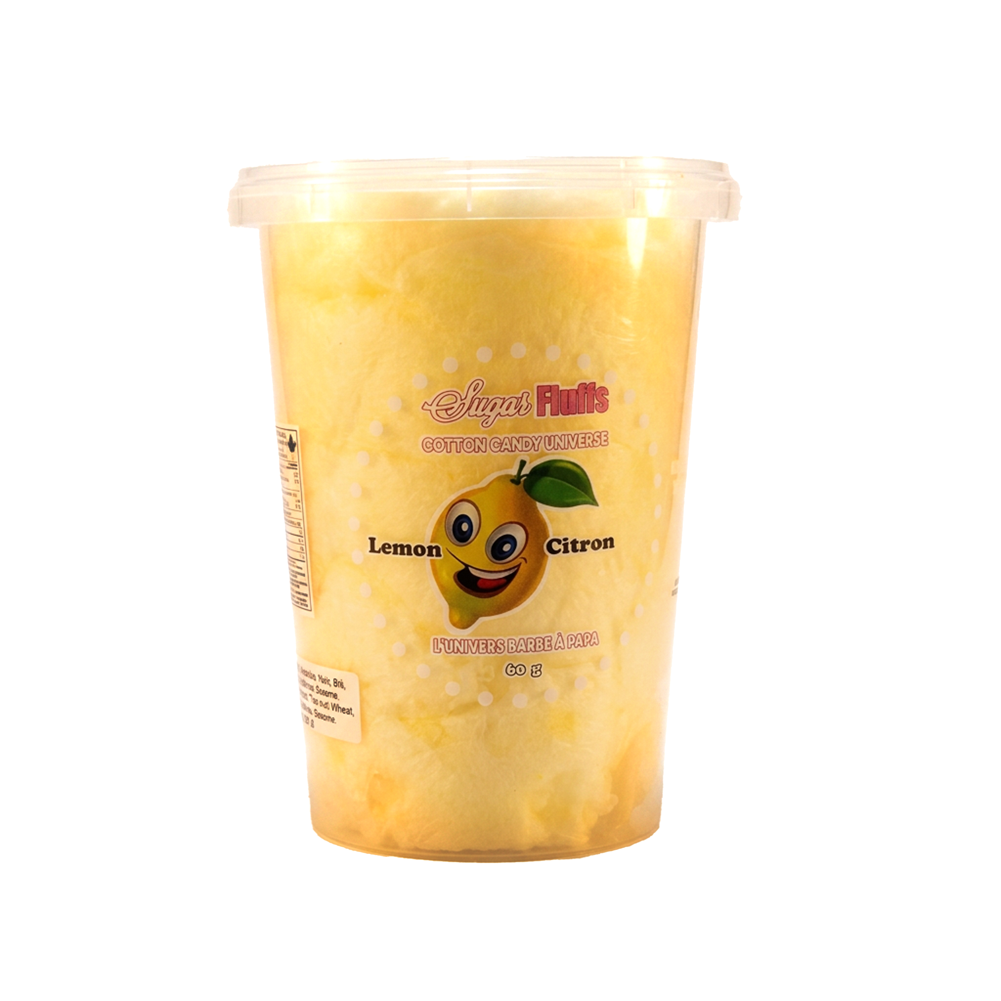 Sugar Fluffs- Lemon Cotton Candy - 18/60g