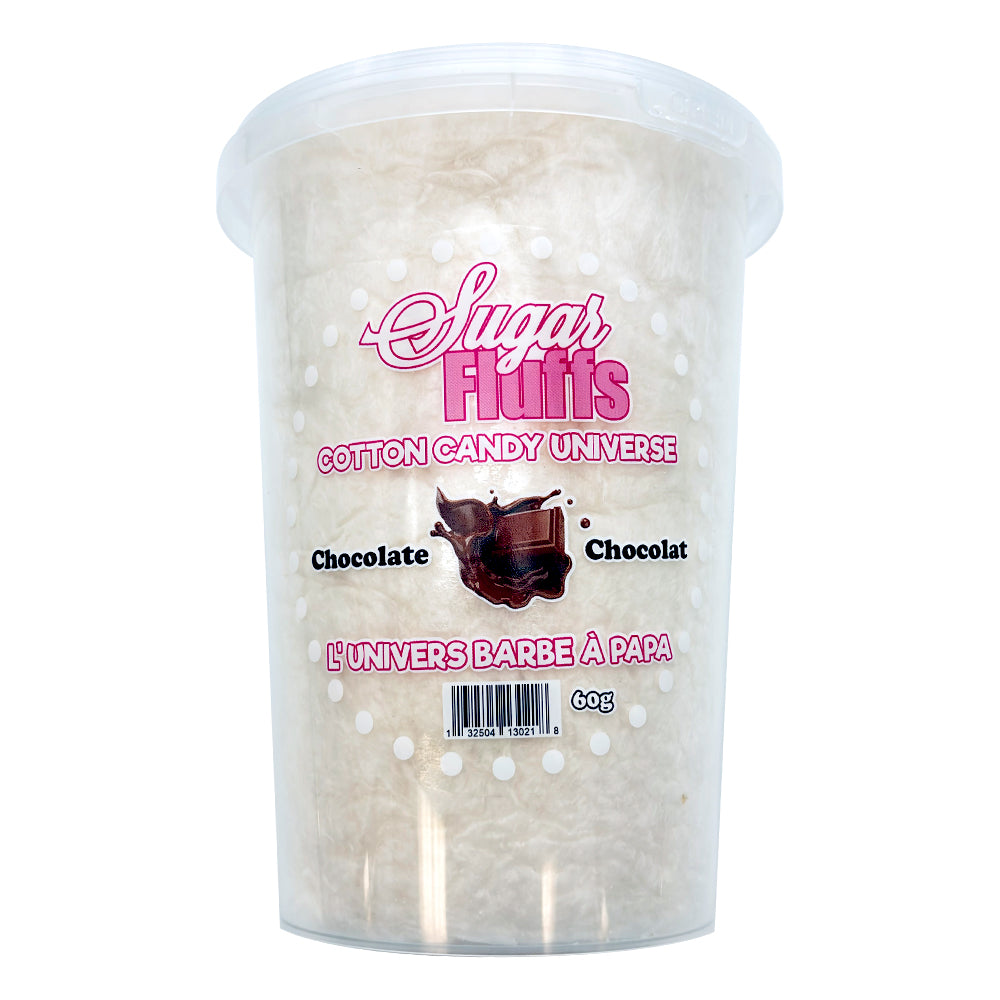 Sugar Fluffs - Chocolate Cotton Candy - 18/60g