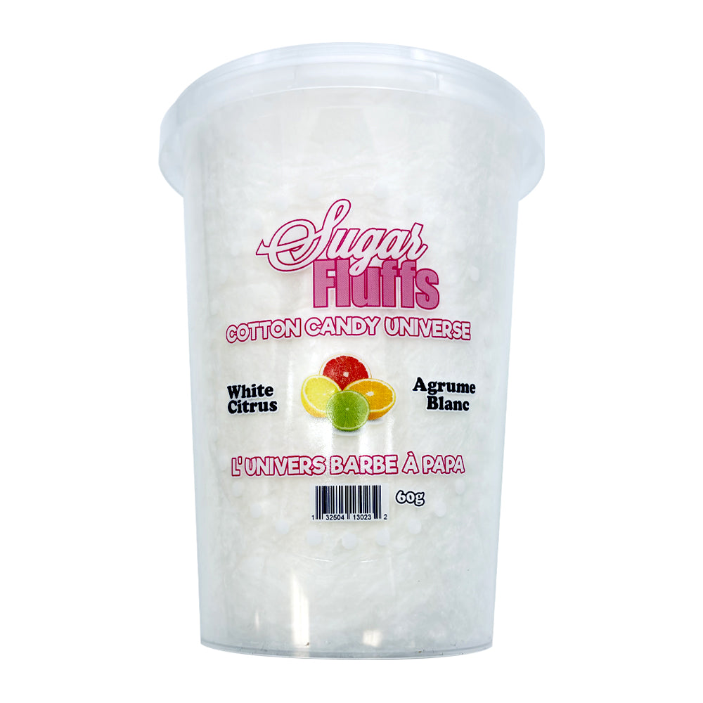 Sugar Fluffs - White Citrus Cotton Candy - 18/60g