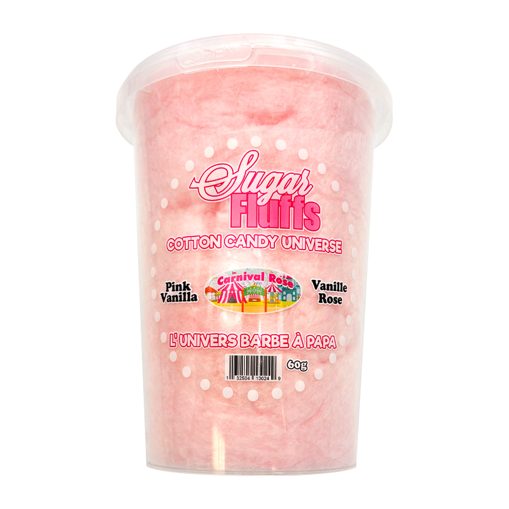 Sugar Fluffs - Pink Vanilla Cotton Candy - 18/60g