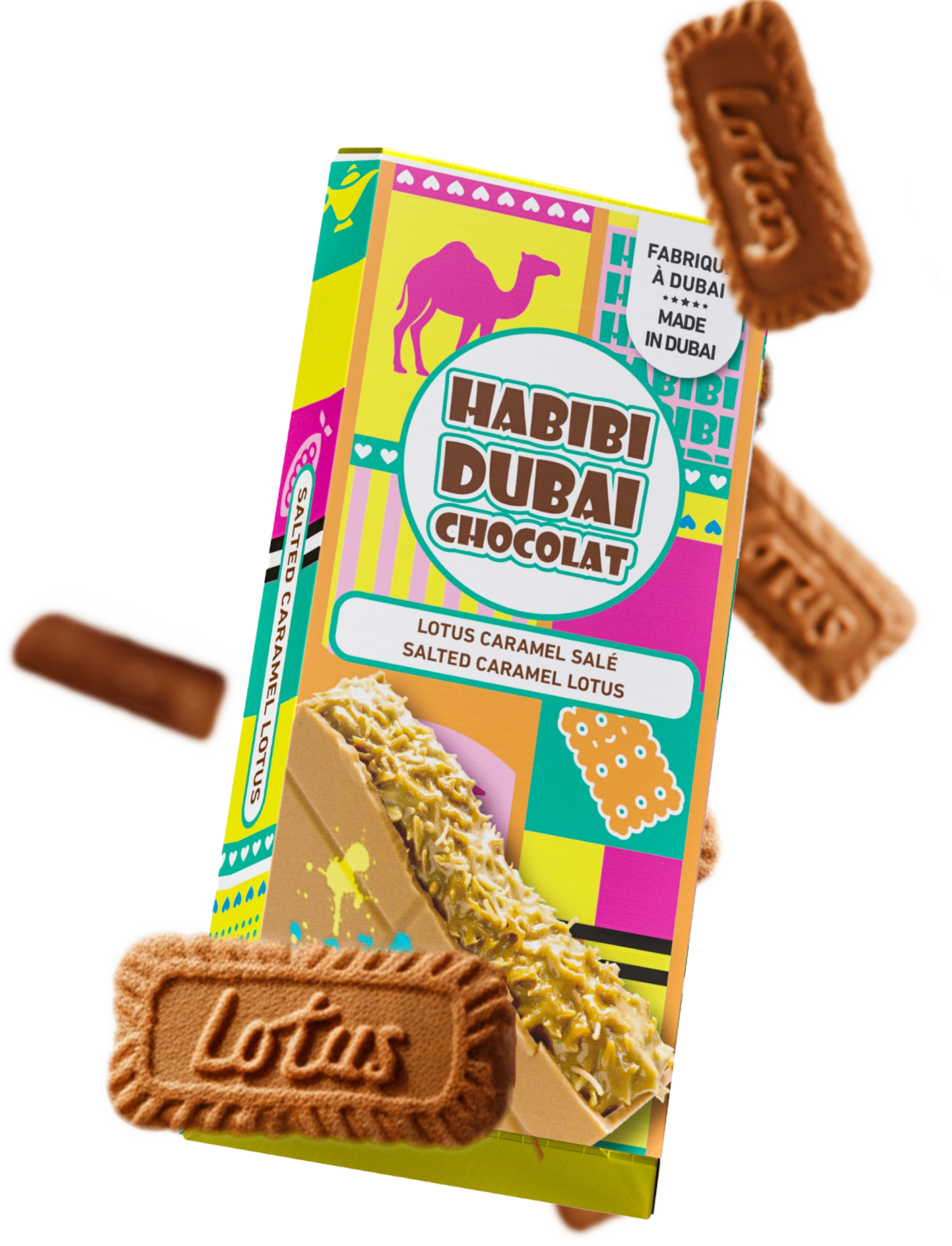 Habibi Dubai Chocolate - Salted Caramel Lotus - 10/200g