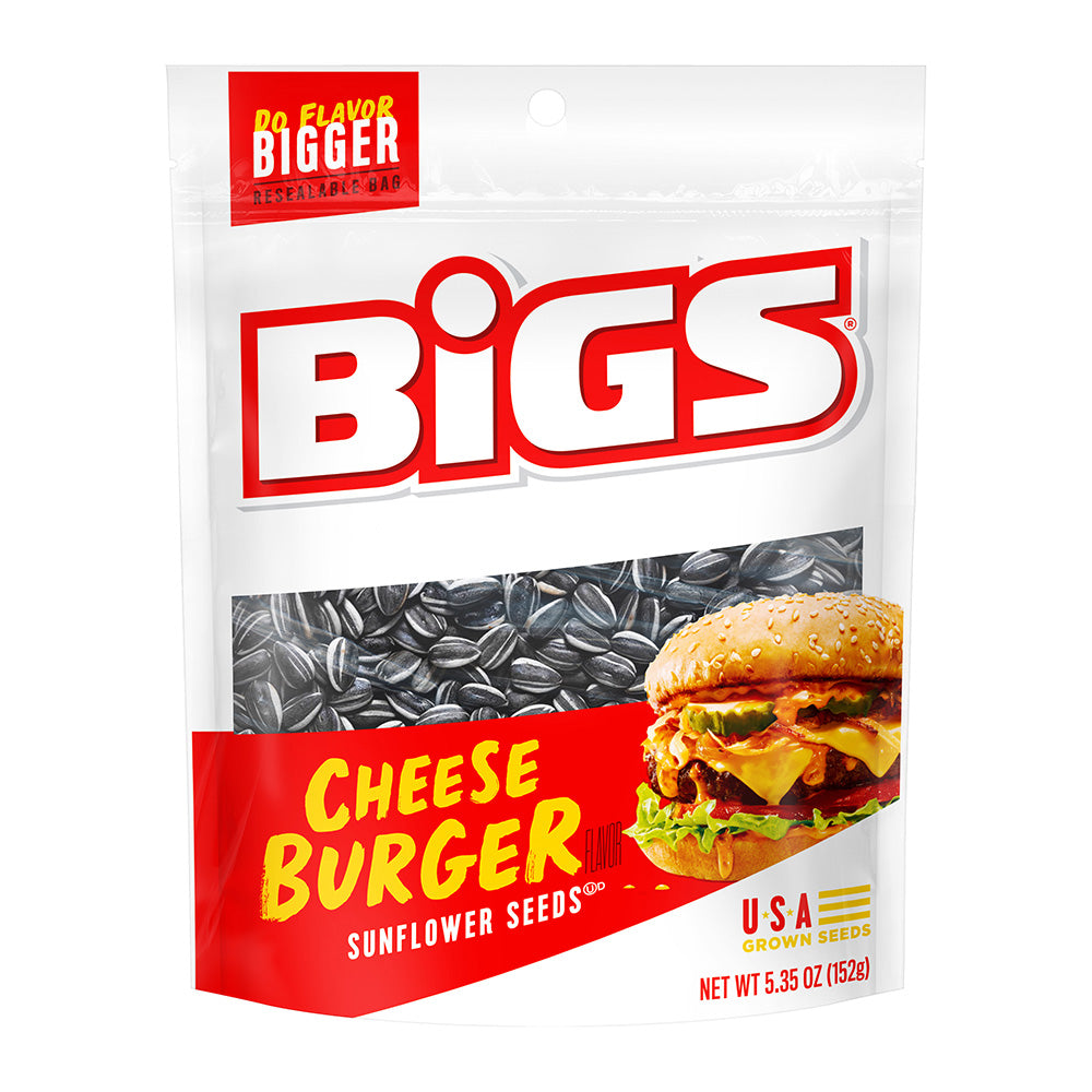 Bigs - Cheeseburger Sunflower Seeds - 12/152g