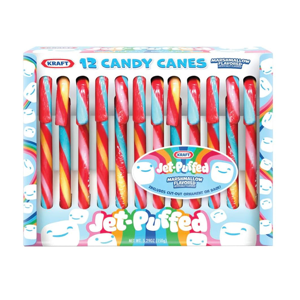 Flix Candy - Jet-Puffed Candy Cane - 12/150g