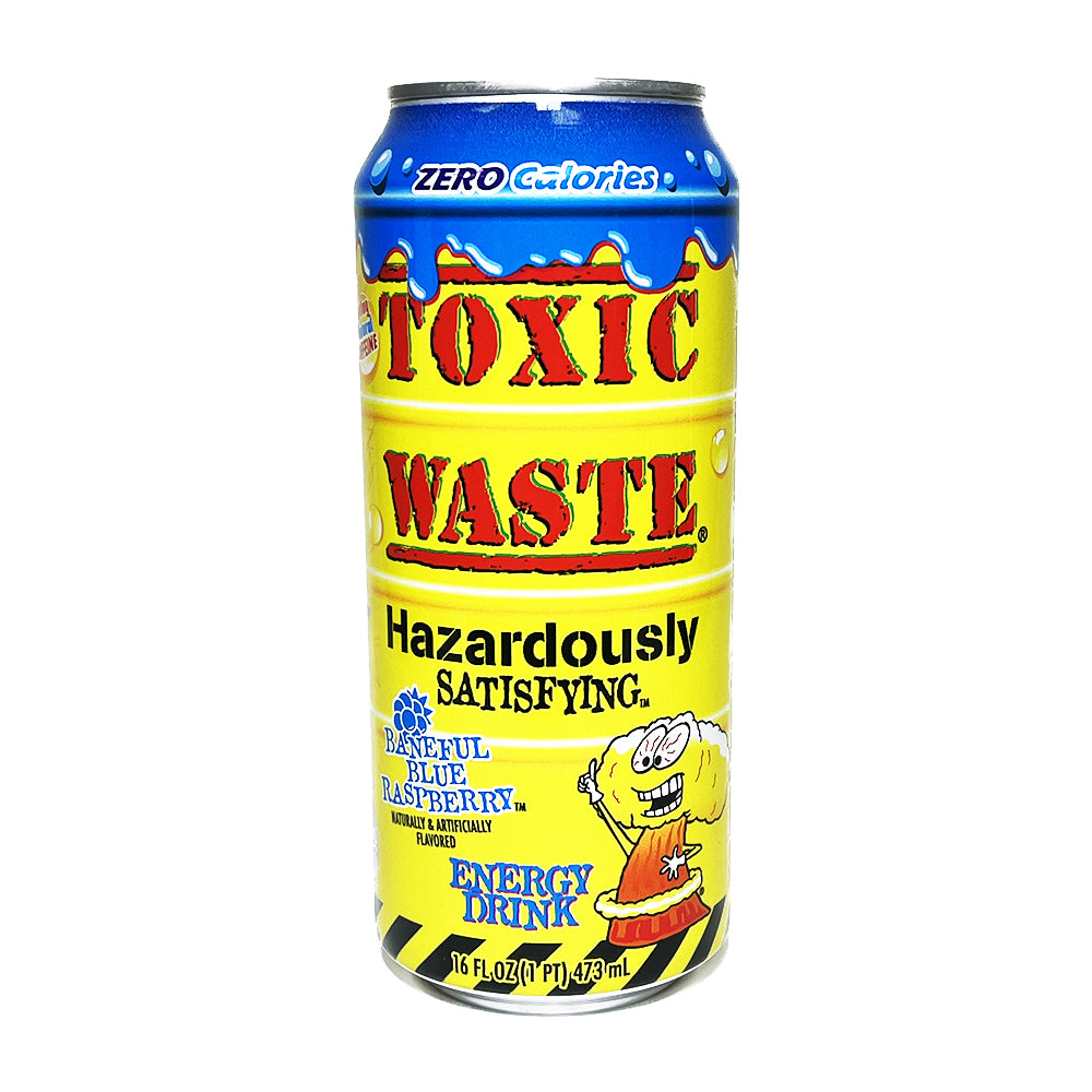 Toxic Waste - Energy Drink Baneful Blue Raspberry - 6/4/473ml