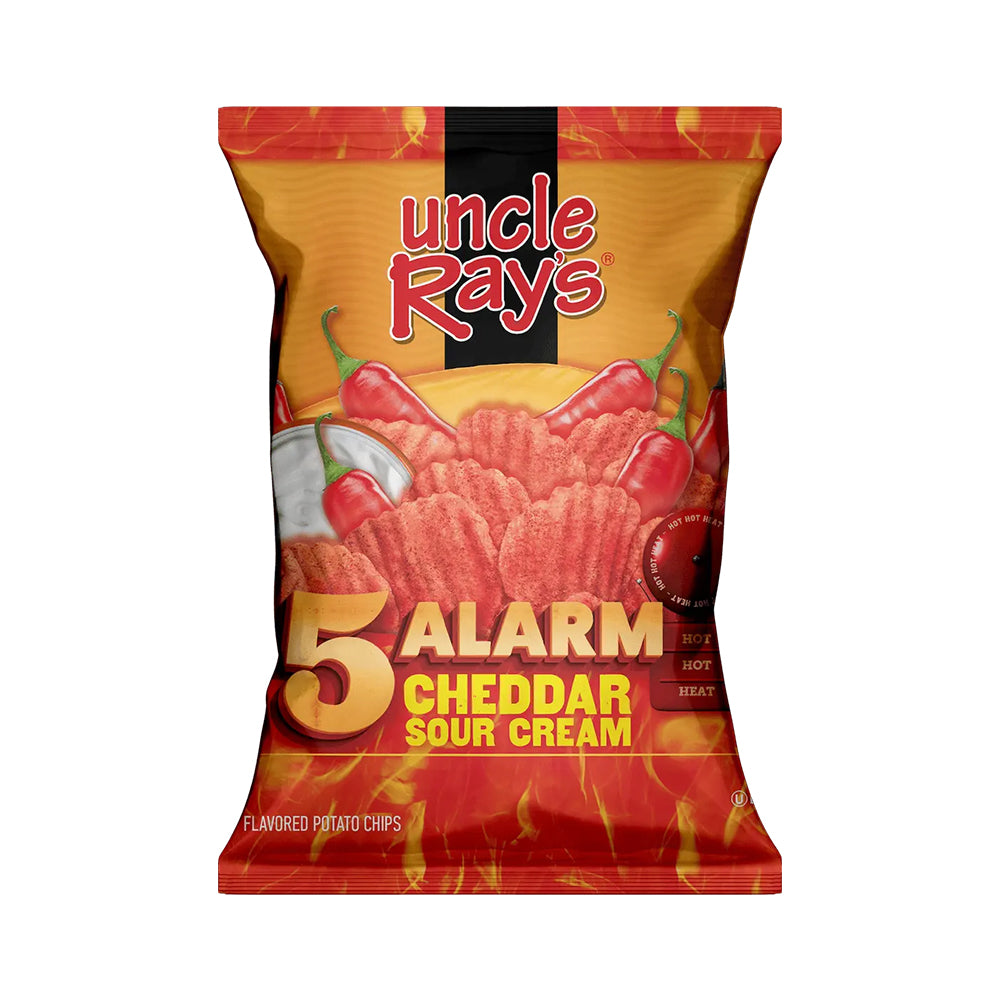Uncle Ray's - 5 Alarm Cheddar Sour Cream - 12/85g