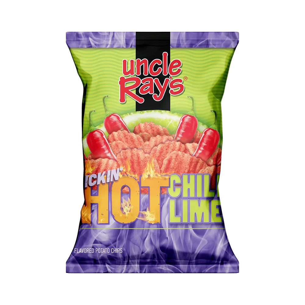 Uncle Ray's - Kickin Hot Chili Lime - 12/85g