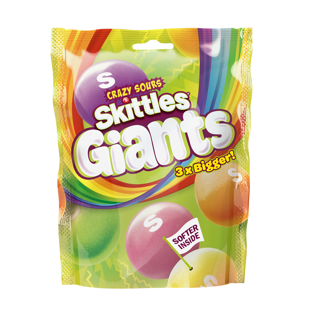 Skittles - Giants Crazy Sours - 15/132g