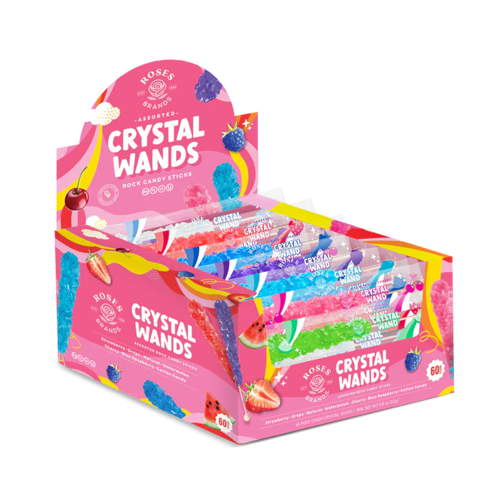 Roses Brands - Crystal Wand Assorted Display - 2/60/22g