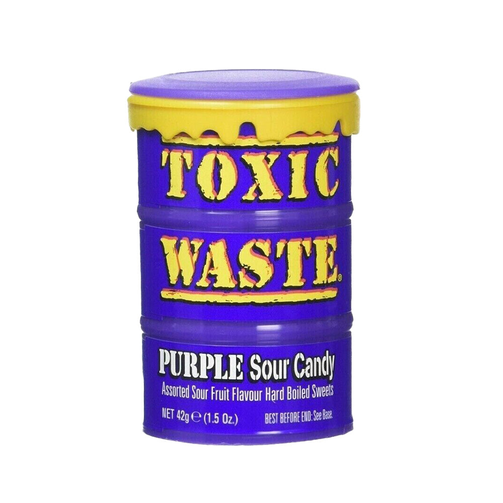 Toxic Waste - Purple Sour Candy  Drums - 12/42g