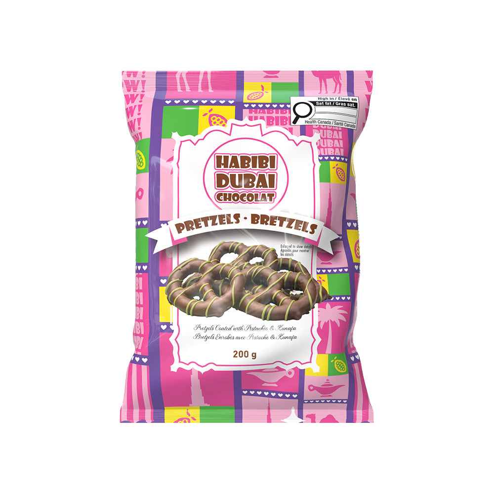Habibi Dubai Chocolat - Pretzel Coated with Pistachio & Kunafa - 16/200g