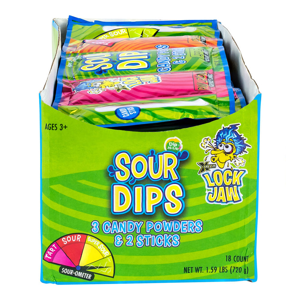 Lock Jaw -Candy Powder Sour Dip - 18/40g