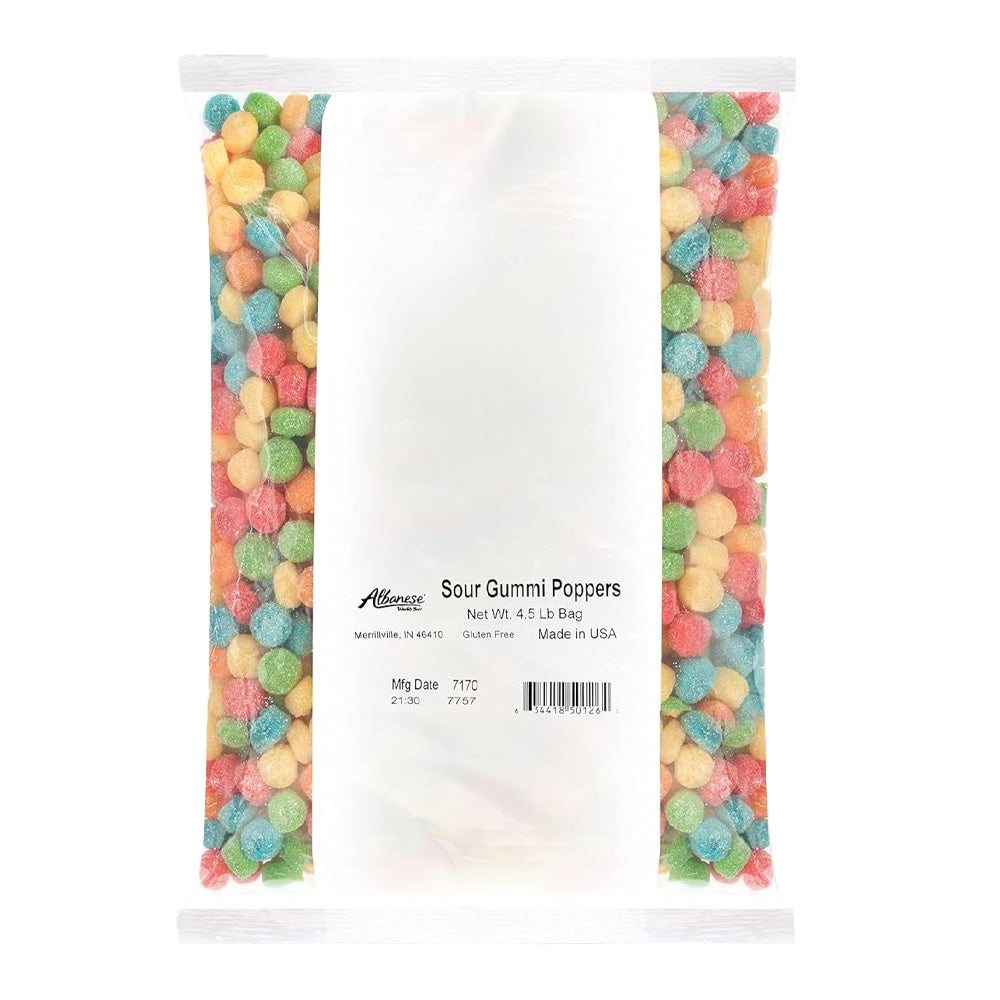 Albanese Worlds Best - Sour Gummi Poppers - 1/2040g