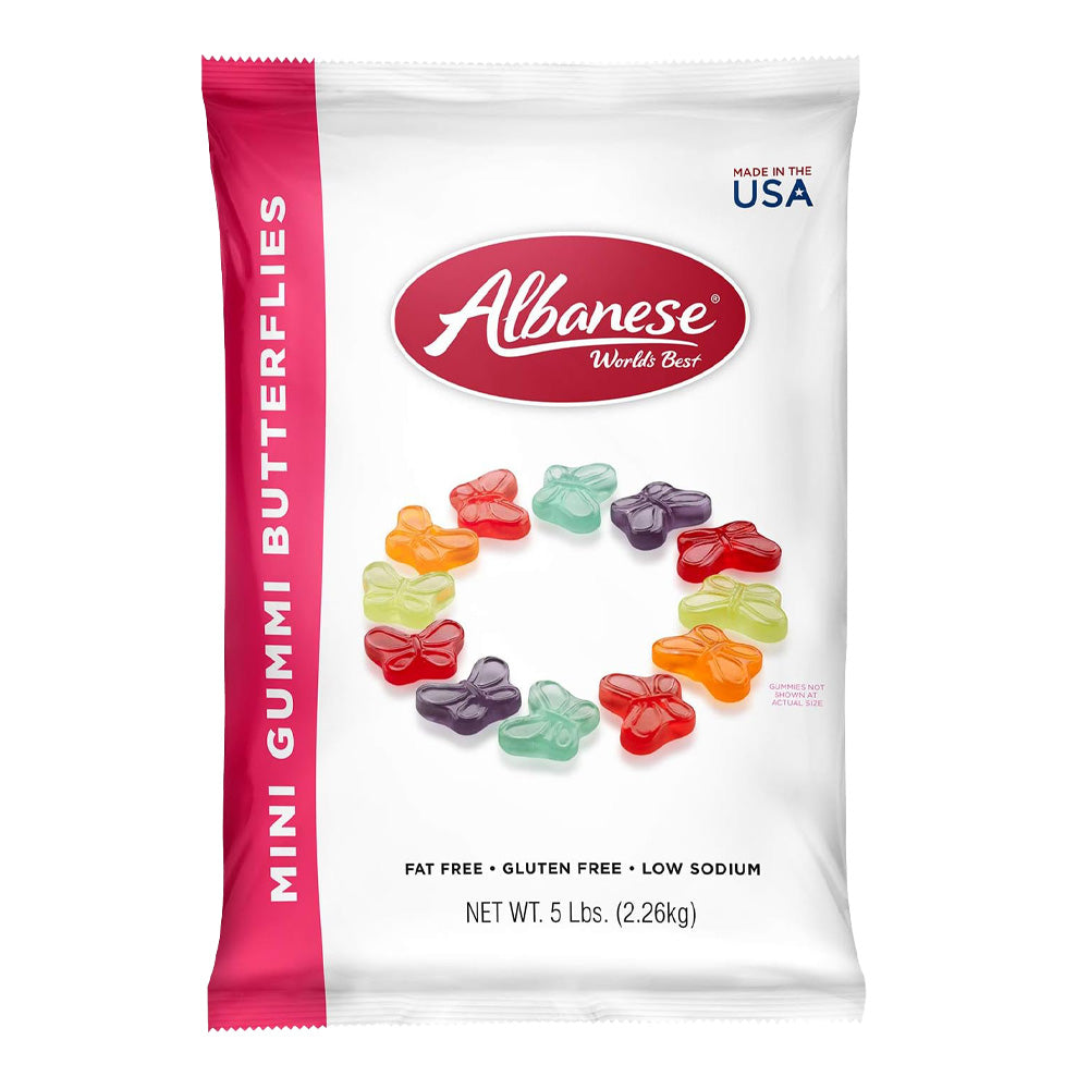 Albanese Worlds Best - Mini Gummi Butterflies - 1/2260g