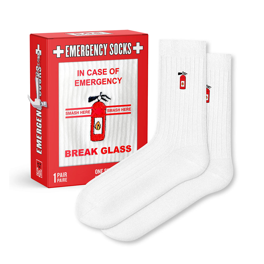 Main and Local - In Case of Emergency Socks - 6 Pair/Pack