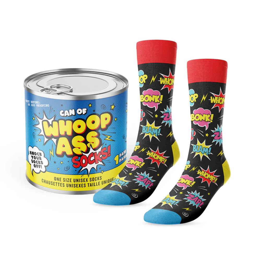 Main and Local - Can Of Whoop Ass Socks - 6 Pair/Pack