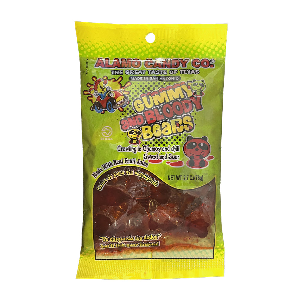 Alamo Candy - Gummy and Bloody Bears - 12/76g