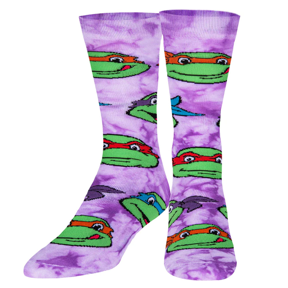 ODD SOX - TMNT Heads Tie Dyed - 6 Pair/Pack