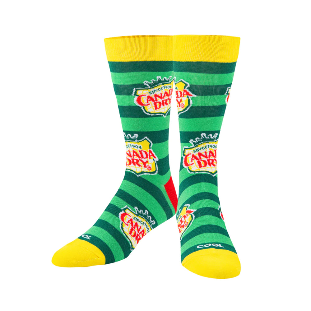 Cool Socks - Canada Dry Stripes - 6 Pair/Pack