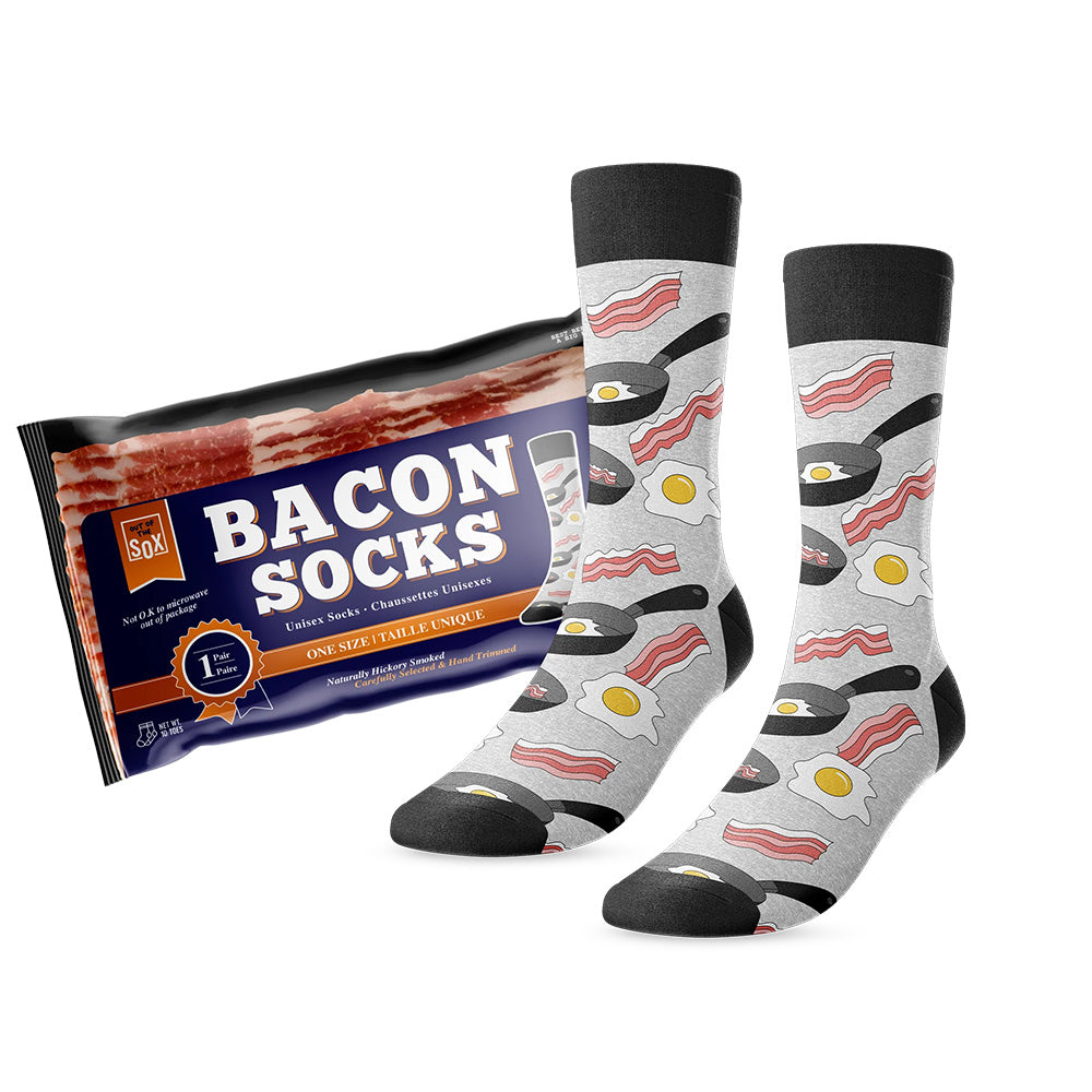 Main and Local - Bacon Socks - 6 Pair/Pack