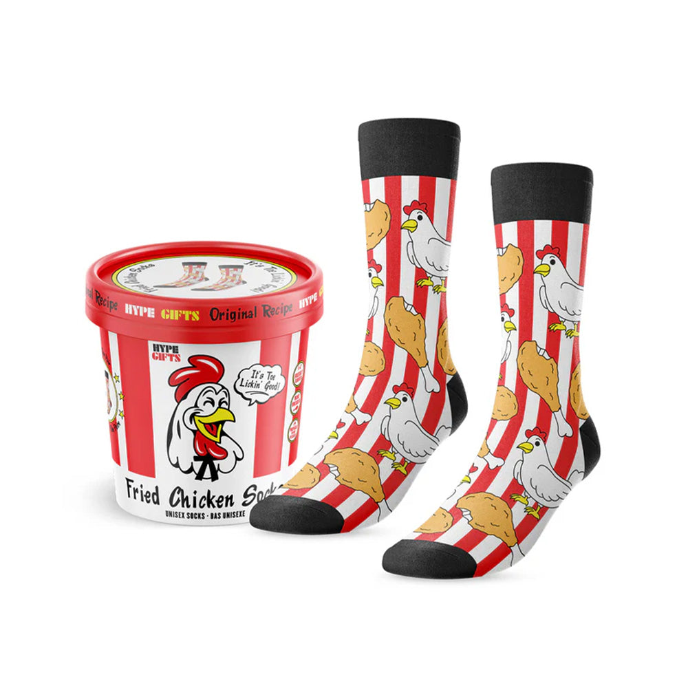 Main and Local - Fried Chicken Socks - 6 Pair/Pack