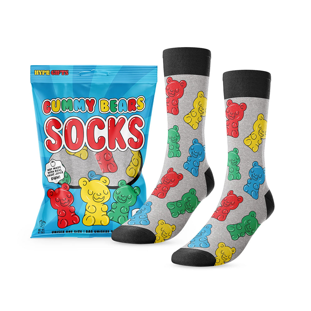 Main and Local - Gummy Bears Socks - 6 Pair/Pack