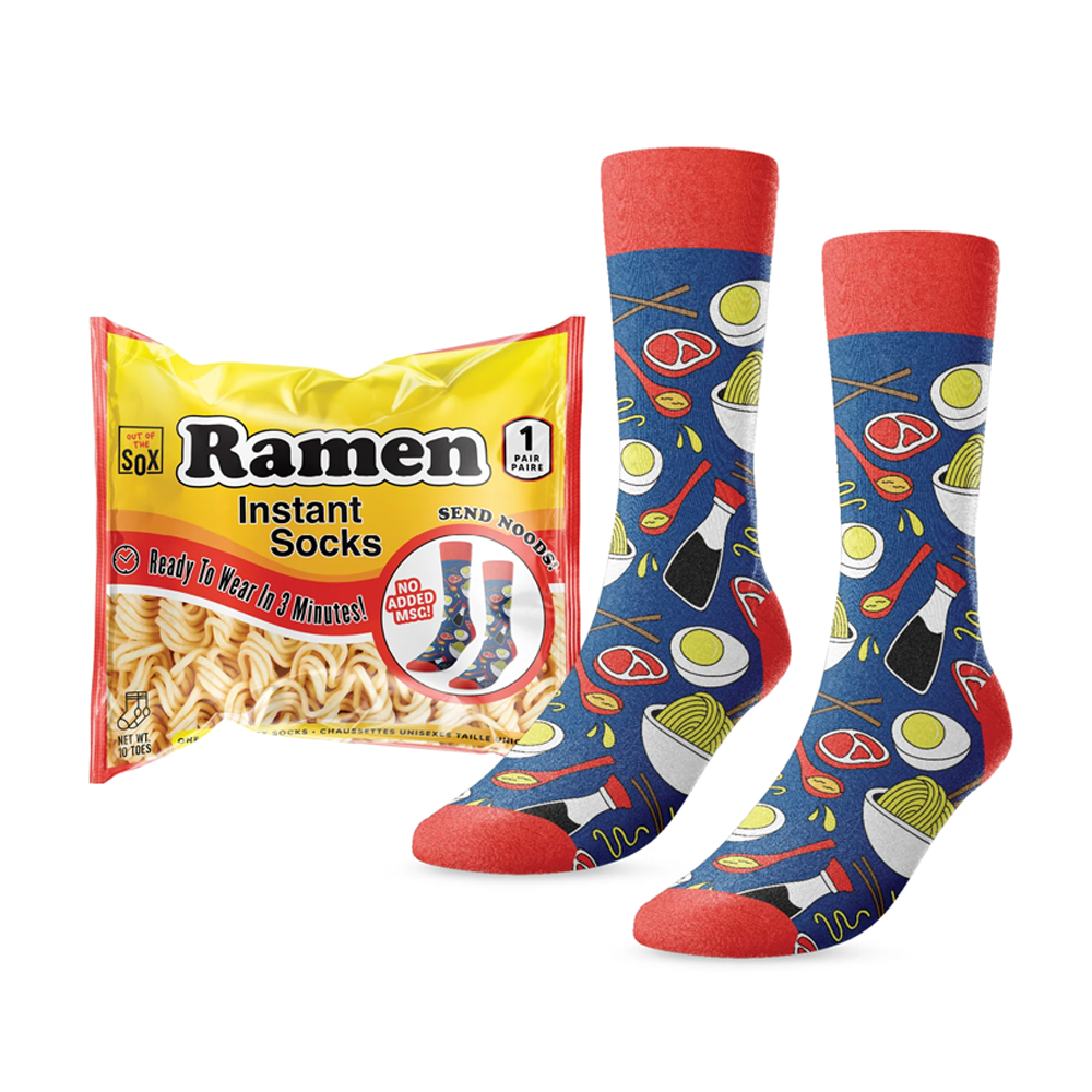 Main and Local - Ramen Socks - 6 Pair/Pack