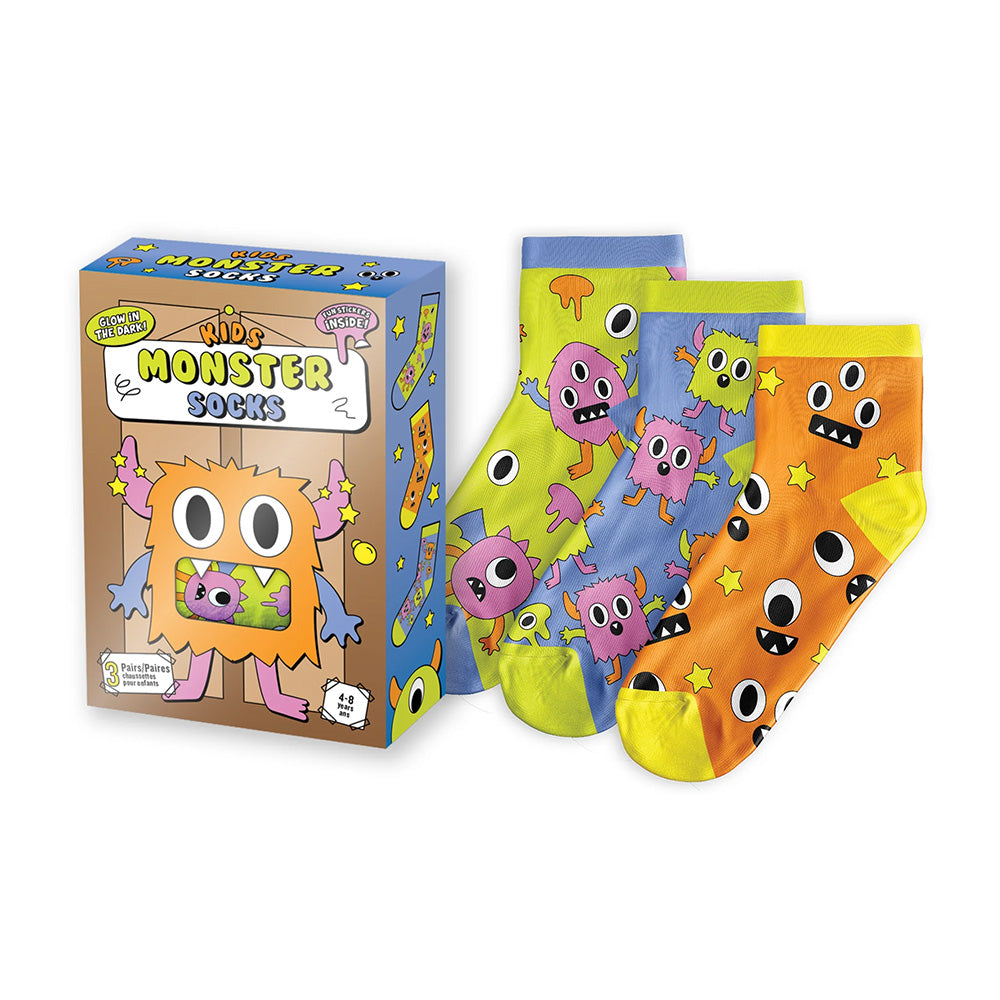 Main and Local - Kid Monster Socks - 6/3 Pair/Pack