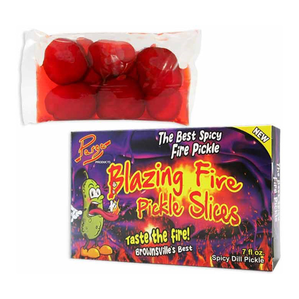 Parga - Blazing Fire Pickle Slices - 12/198g