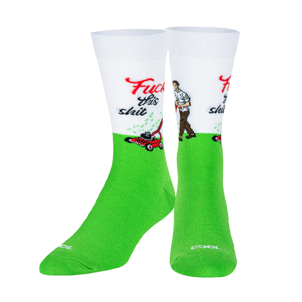 Cool Socks - Fuck This Grass - 6 Pair/Pack