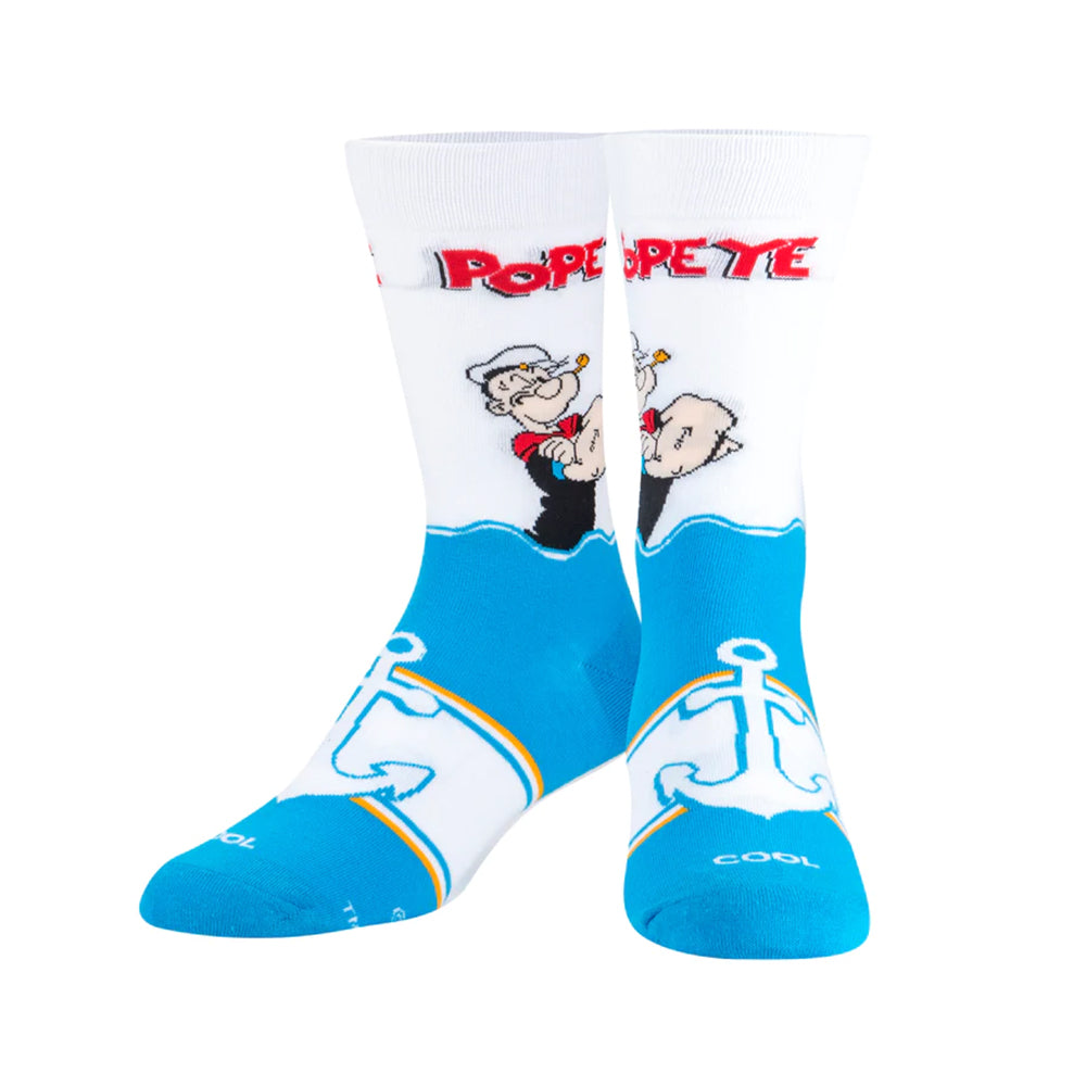 Cool Socks - Popeye the Sailor Man - 6 Pair/Pack