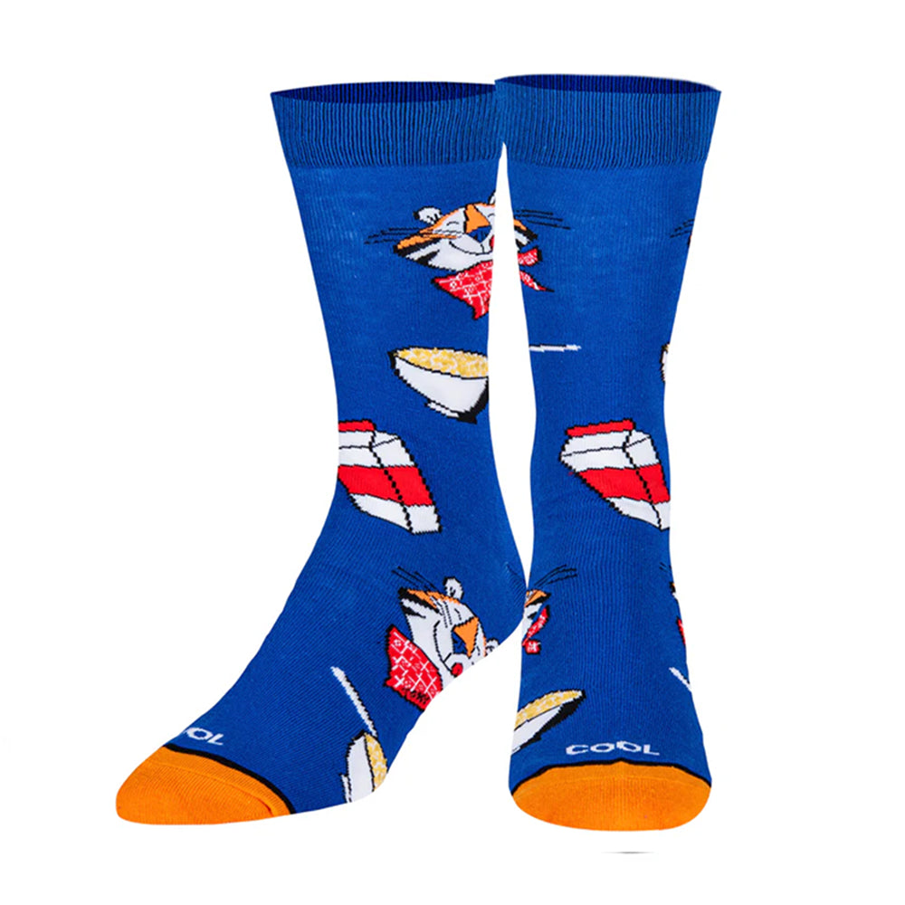 Cool Socks - Frosted Flakes Cereal Bowls- 6 Pair/Pack