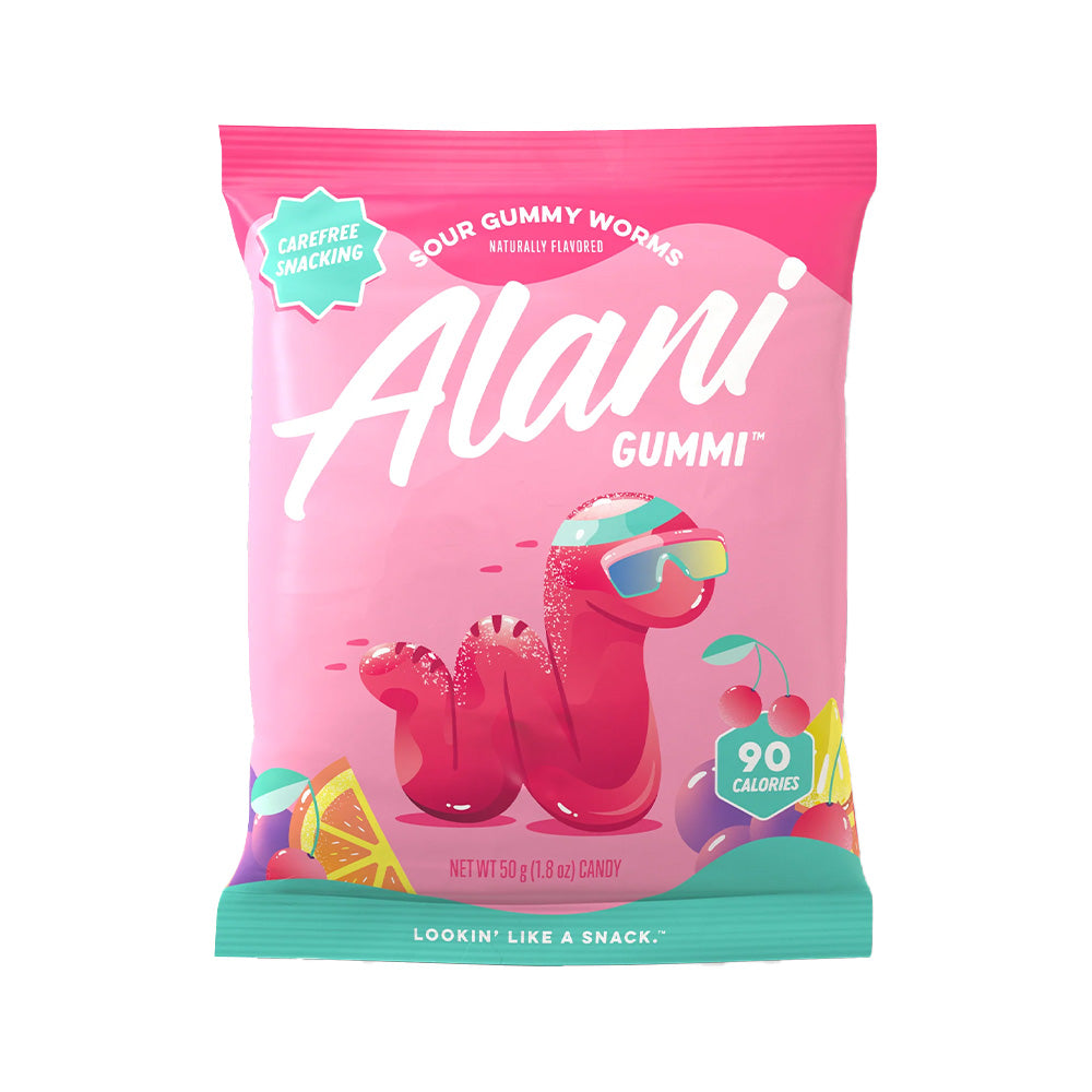 Alani - Sour Gummy Worms - 12/50g