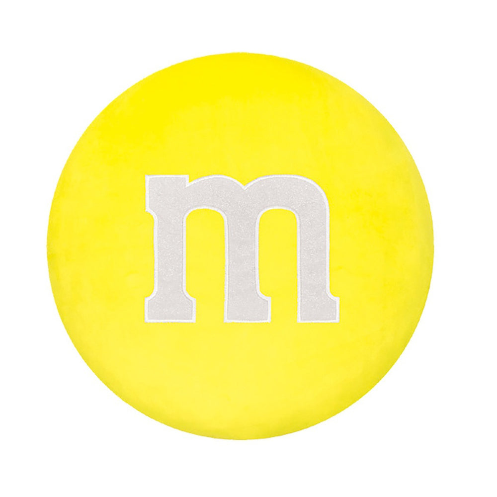 Yellow M&M glitter plush 1