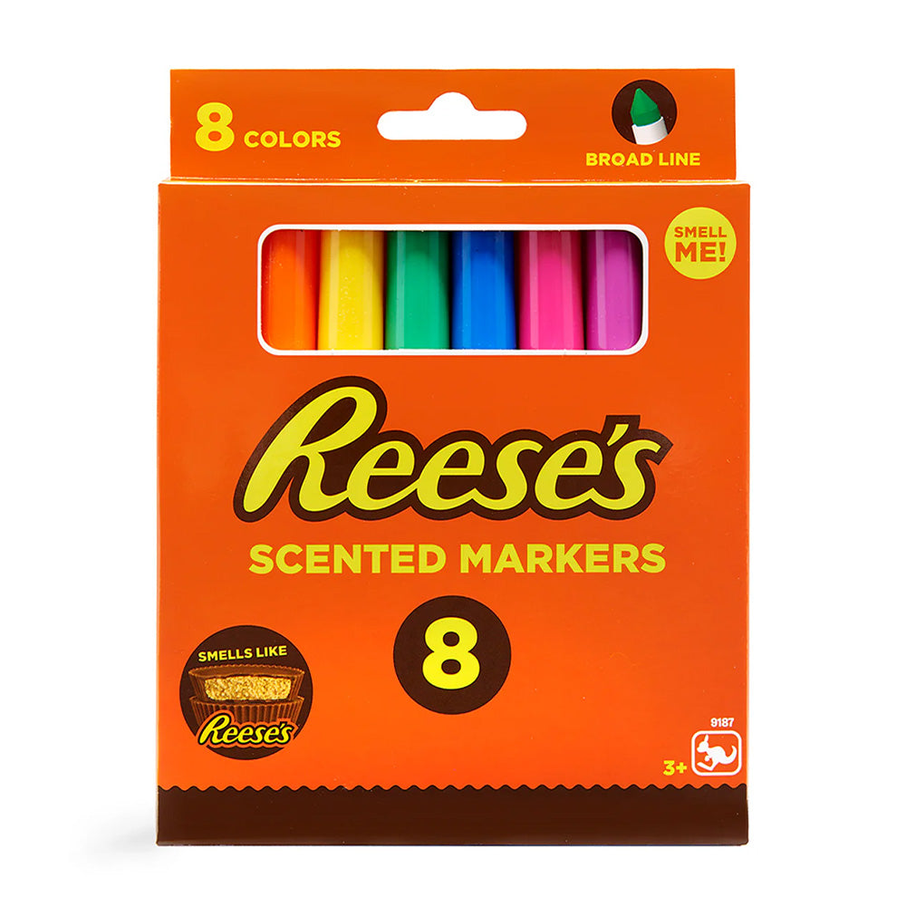 Reese's -  8 Scented Broadline Tip Markers - 12 packs